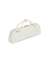 White Le Teckel Leather Pouch | PDP | Antonia