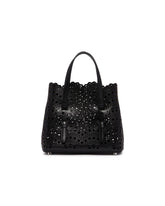 Black Leather Mina 20 Bag | PDP | Antonia