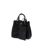 Black Leather Mina 20 Bag | PDP | Antonia