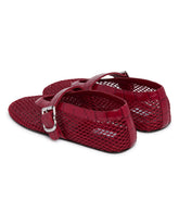 Ballerine Flat In Rete Rosse | PDP | Antonia