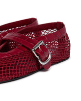 Ballerine Flat In Rete Rosse | PDP | Antonia