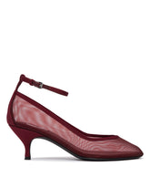 Red Mesh Pumps | PDP | Antonia