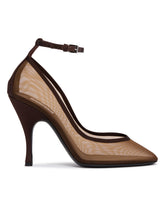 Brown Mesh Pumps | PDP | Antonia