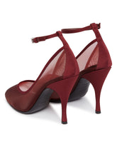 Red Mesh Pumps | PDP | Antonia