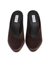Mules Cone In Raso Marroni | PDP | Antonia