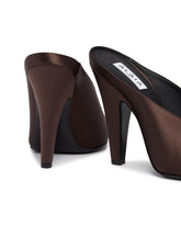 Mules Cone In Raso Marroni | PDP | Antonia