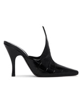 Mules In Pelle Nere | PDP | Antonia
