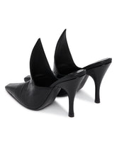 Mules In Pelle Nere | PDP | Antonia