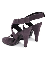 Sandali Cone In Suede Grigi | PDP | Antonia