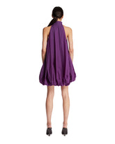 Abito A Palloncino In Nylon Viola | PDP | Antonia