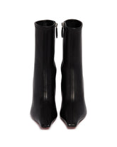 Black Leather Jamie Ankle Boots | PDP | Antonia