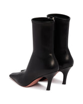 Black Leather Jamie Ankle Boots | PDP | Antonia