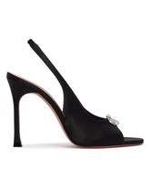 Black Suede Camelia Mini Pumps | PDP | Antonia