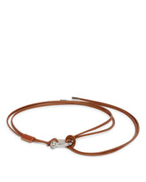 Cintura in Corda Di Pelle Marrone - ANCELLM WOMEN | PLP | Antonia