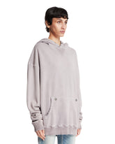 Beige Cotton Oversized Sweatshirt | PDP | Antonia