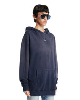Blue Cotton Oversized Sweatshirt | PDP | Antonia