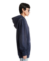 Blue Cotton Oversized Sweatshirt | PDP | Antonia