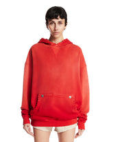 Red Cotton Oversized Sweatshirt - ANTIK DENIM | PLP | Antonia