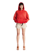 Red Cotton Oversized Sweatshirt - ANTIK DENIM | PLP | Antonia