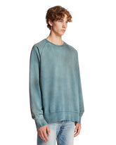 Blue Cotton Sweatshirt | PDP | Antonia
