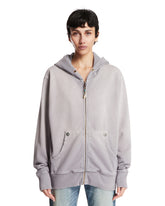Purple Cotton Zip-Up Sweatshirt - ANTIK DENIM | PLP | Antonia