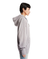Purple Cotton Zip-Up Sweatshirt | PDP | Antonia