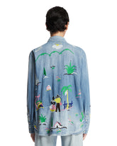 Blue Beck Cactus Western Shirt | PDP | Antonia