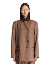 Brown Arturo Virgin Wool Jacket | PDP | Antonia