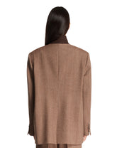 Brown Arturo Virgin Wool Jacket | PDP | Antonia