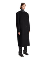 Black Long Wool Coat | PDP | Antonia