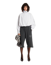 Gray Camelia Cotton Sweatshirt | PDP | Antonia
