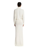 White Cashmere and Wool Maxi Dress | PDP | Antonia