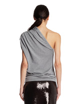 Gray One-Shoulder Top | PDP | Antonia