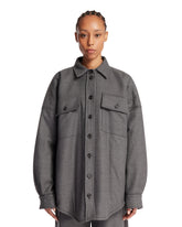 Overshirt In Lana Grigia | PDP | Antonia
