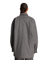 Overshirt In Lana Grigia | PDP | Antonia