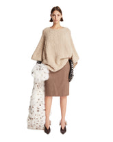Beige Wool Skirt | PDP | Antonia