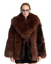 Brown The Fox Faux Fur Coat - AUTER WOMEN | PLP | Antonia