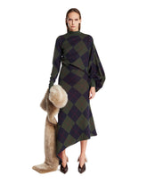 Argyle Knit Dress - A.W.A.K.E MODE | PLP | Antonia