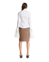 White Bell-Sleeved Top | PDP | Antonia