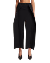 Black Wool Cropped Trousers - A.W.A.K.E MODE | PLP | Antonia