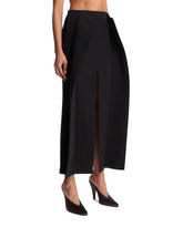 Pantaloni Cropped In Lana Neri | PDP | Antonia