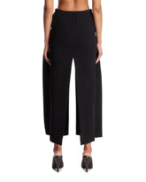 Pantaloni Cropped In Lana Neri | PDP | Antonia