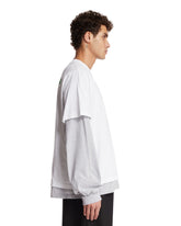 White Double Sleeve T-Shirt | PDP | Antonia
