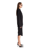 Black Fold-Detail Dress | PDP | Antonia