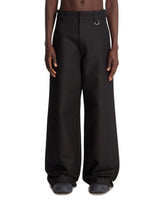 Black Soft-Cut Workwear Trousers | PDP | Antonia