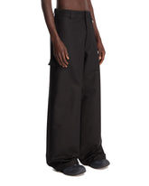 Black Soft-Cut Workwear Trousers | PDP | Antonia