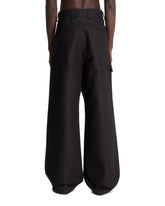 Black Soft-Cut Workwear Trousers | PDP | Antonia