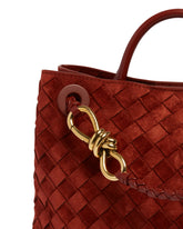 Borsa Andiamo Piccola In Suede Rossa | PDP | Antonia