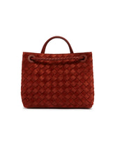 Borsa Andiamo Piccola In Suede Rossa | PDP | Antonia