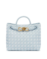 Borsa Andiamo Piccola In Suede Azzurra | PDP | Antonia